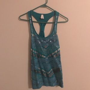 Turquoise tank
